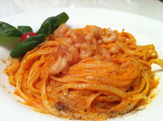 Kremalı Karidesli Makarna Tarifi ve Malzemeleri